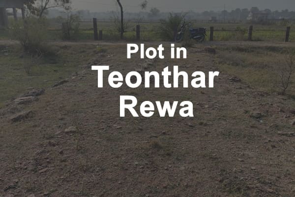 plot in Teonthar rewa