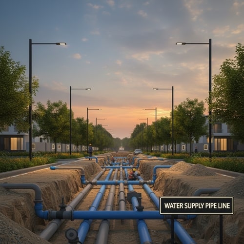 Shree Ram Kunj Water Supply Pipe Line